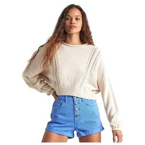 Billabong crop sweater
